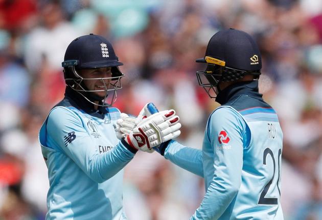 Joe Root and Jason Roy strung a partnership of 106 runs. (Action Images via Reuters) Joe Root and Jason Roy strung a partnership of 106 runs. (Action Images via Reuters)