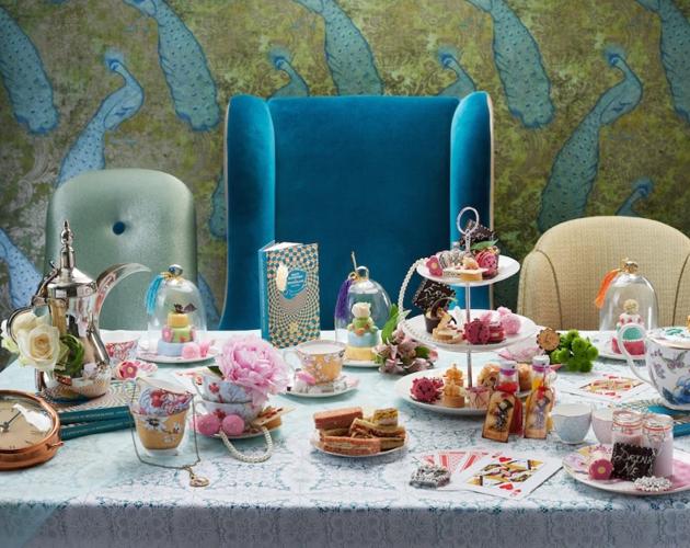 The Afternoon Tea in Wonderland at the Taj 51 Buckingham Gate in London. Tea time is serious business in England and the height of high tea decadence is a cream-laden Victoria Sponge. The Afternoon Tea in Wonderland at the Taj 51 Buckingham Gate in London. Tea time is serious business in England and the height of high tea decadence is a cream-laden Victoria Sponge.