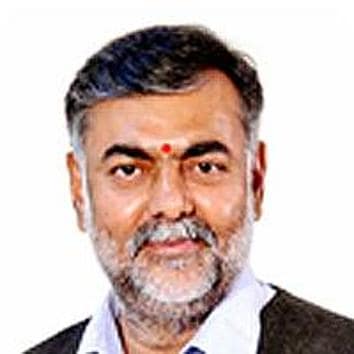 Prahlad Patel began his political career as a student leader and held several posts with the Bharatiya Janata Yuva Morcha, the youth wing of the BJP(HT File Photo)