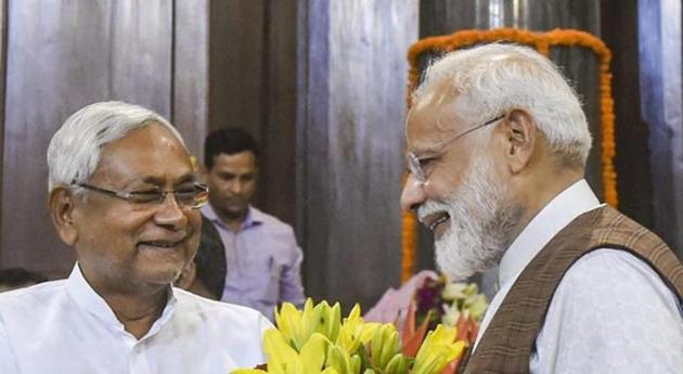 The JD(U) decided to not be a part of Narendra Modi’s new Cabinet, saying it would not accept the BJP’s offer of only one ministerial berth.(PTI File Photo)