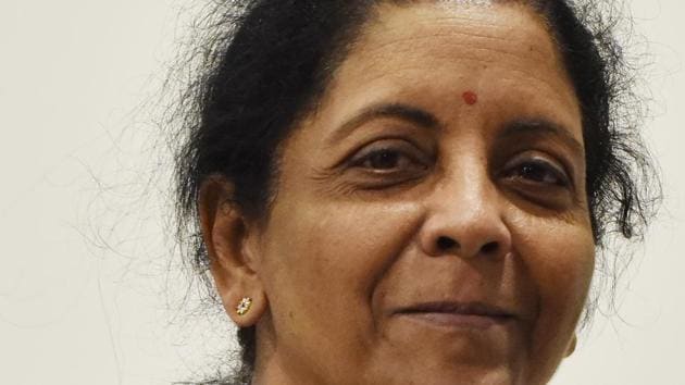 According a person close to Sitharaman, on the first day in office, she was overwhelmed by the prospect of occupying the post held by Arun Jaitley (Vipin Kumar/HT PHOTO) According a person close to Sitharaman, on the first day in office, she was overwhelmed by the prospect of occupying the post held by Arun Jaitley (Vipin Kumar/HT PHOTO)