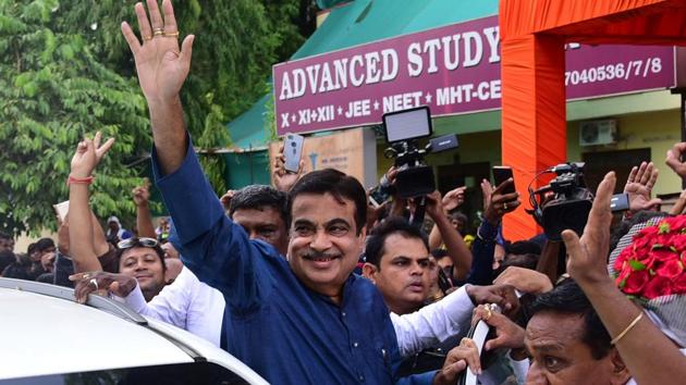 Nitin Gadkari is among the leaders from Maharashtra who have been inducted in PM Modi’s ministry.(Sunny Shende / HT Photo)