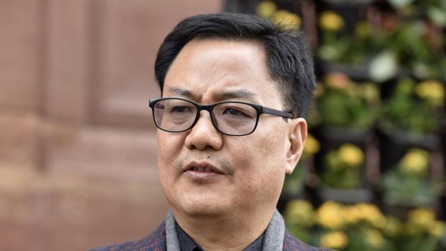 Kiren Rijiju was selected as a minister of state with independent charge in the new Lok Sabha sworn in on Thursday.(Sonu Mehta/HT File photo)