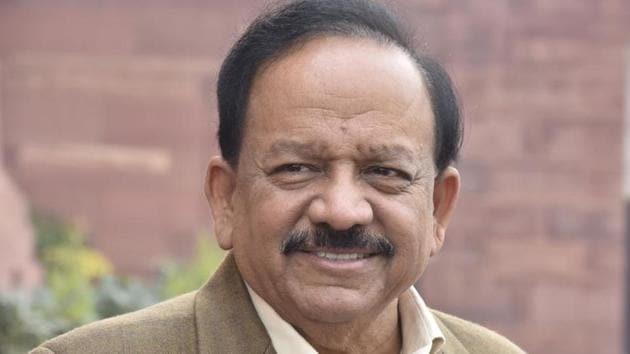 Vardhan is a two-time member of Parliament from Delhi’s Chandni Chowk Lok Sabha constituency, and defeated Congress’s J P Agarwal by over 200,000 votes this time.(Sonu Mehta/HT PHOTO)