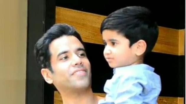 Tusshar Kapoor’s son Laksshya turns three.(Instagram)