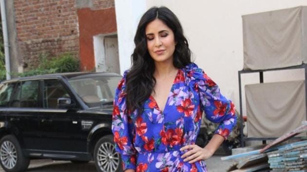 Katrina Kaif during the promotions of Bharat in Mumbai.(IANS)