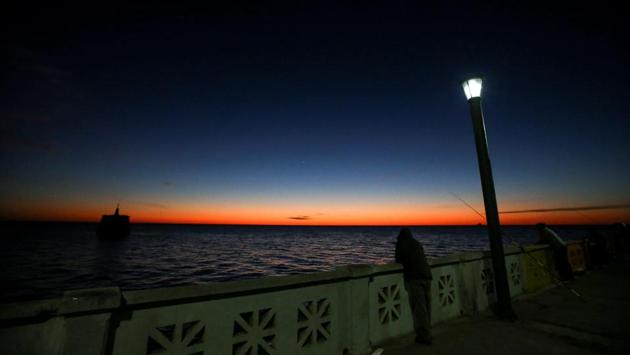 Sunrise is seen over the Rio de la Plata river in Buenos Aires, Argentina. (Agustin Marcarian / REUTERS)