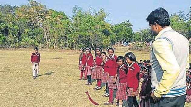 DAV school had complained about unsafe ground. (HT Photo) DAV school had complained about unsafe ground. (HT Photo)