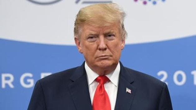 US president Donald Trump urged Britain to be “very careful” about involving Chinese tech giant Huawei in its new 5G network, in an interview published Saturday ahead of his state visit to London.(AFP Photo)