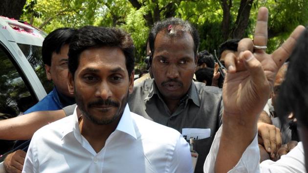 The Andhra Pradesh government headed by Jaganmohan Reddy on Sunday gave its consent to transfer all its buildings in Hyderabad to Telangana.(ANI)