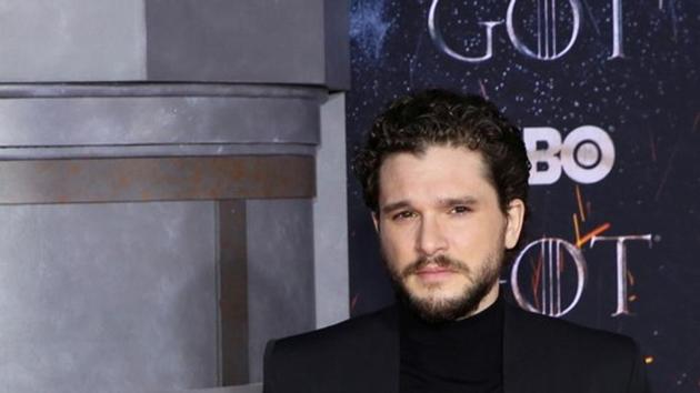 Kit Harington arrives for the premiere of the final season of "Game of Thrones" at Radio City Music Hall in New York, in April .(REUTERS)