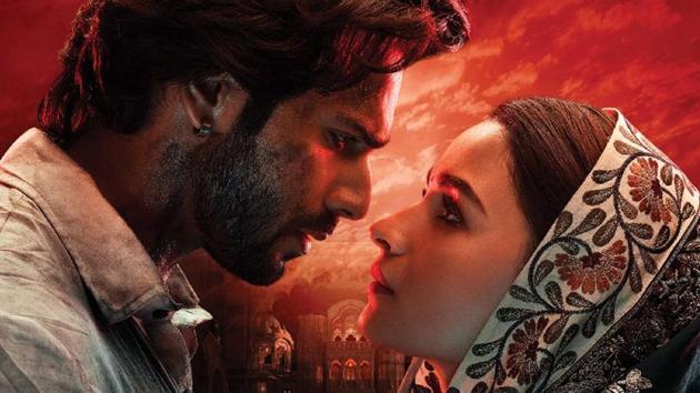 Varun Dhawan and Alia Bhatt in a still from Kalank.