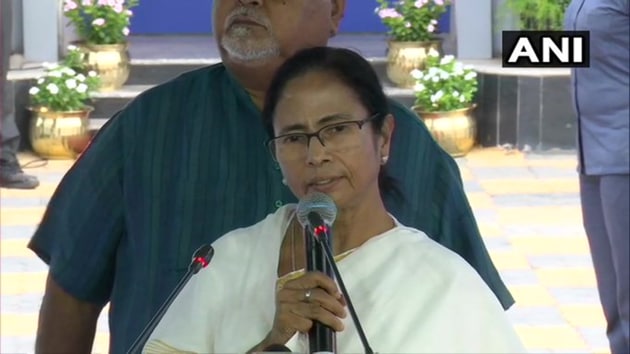 West Bengal Chief Minister Mamata Banerjee raised questions over voting machines used in the Lok Sabha elections and urged opposition parties to unitedly demand the return of ballot papers for polls.(ANI)