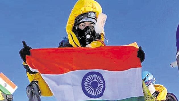 Sheetal Raj is the youngest woman from Uttarakhand to scale Mt Everest.(HT Photo)