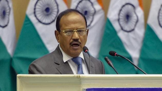 Ajit Doval was reappointed as the National Security Adviser (NSA) to Prime Minister with the rank of a Cabinet minister for another five years. (PTI File Photo) Ajit Doval was reappointed as the National Security Adviser (NSA) to Prime Minister with the rank of a Cabinet minister for another five years. (PTI File Photo)