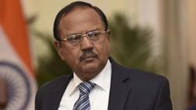 National Security Adviser Ajit Doval has been accorded the rank of a Cabinet minister(Vipin Kumar/HT PHOTO)