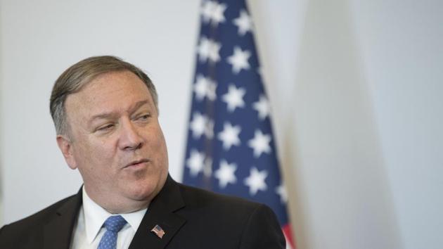 U.S. Secretary of State Mike Pompeo was reportedly not very optimistic about the prospects of President Donald Trump’s West Asia peace plan at a closed-door meeting with American Jewish leaders last week.(AP) U.S. Secretary of State Mike Pompeo was reportedly not very optimistic about the prospects of President Donald Trump’s West Asia peace plan at a closed-door meeting with American Jewish leaders last week.(AP)