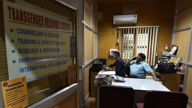 The Transgender Resource Centre at Delhi University's North Campus (Biplov Bhuyan / HT Photo) The Transgender Resource Centre at Delhi University's North Campus (Biplov Bhuyan / HT Photo)