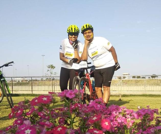 Amrita Ranjan and Dr Prabhat Ranjan Prasad(HT Photo) Amrita Ranjan and Dr Prabhat Ranjan Prasad(HT Photo)