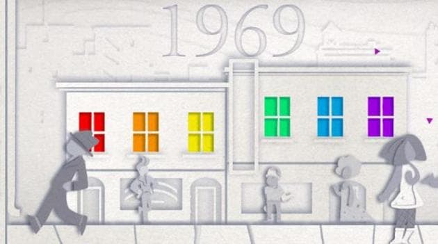 Google Doodle: On November 2, 1969, Craig Rodwell, his partner Fred Sargeant, Ellen Broidy, and Linda Rhodes proposed the first pride march to be held in New York City.