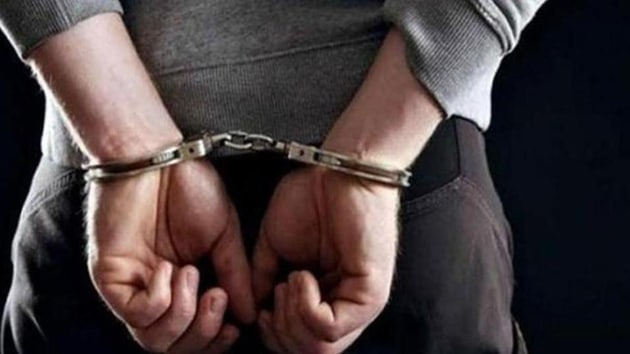 On Monday at 3.45 pm, Chaudhary was outside the courtroom along with other accused and undertrials, waiting to be produced before judge AD Deo. (HT Photo) On Monday at 3.45 pm, Chaudhary was outside the courtroom along with other accused and undertrials, waiting to be produced before judge AD Deo. (HT Photo)