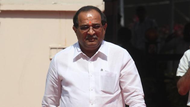 Senior Congress leader in Maharashtra and former leader of opposition in Legislative Assembly Radhakrishna Vikhe Patil Tuesday submitted his resignation.(HT File photo)