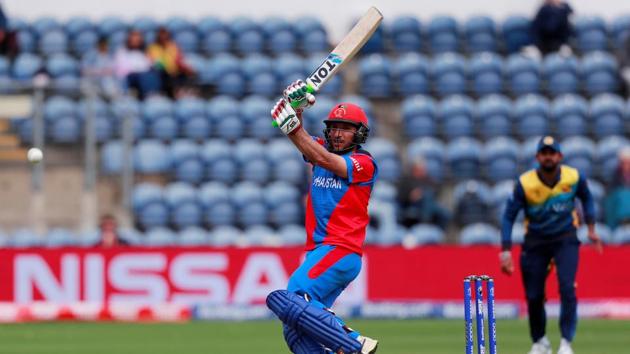 Afghanistan's Rahmat Shah in action. (Action Images via Reuters)