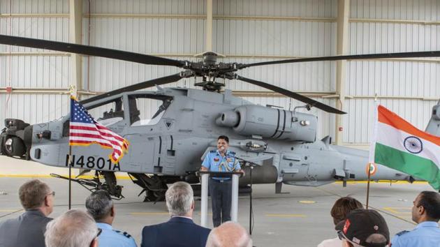 A plan to build 111 naval utility helicopters in India under the ‘strategic partnership’ model to replace the navy’s outdated fleet of French-designed Chetak choppers moved forward on Monday(ANI)