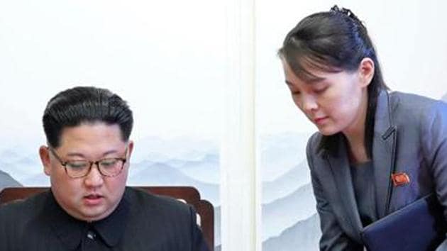 The powerful younger sister of North Korean leader Kim Jong Un attended a public event in Pyongyang for the first time in more than 50 days.(AP File Photo)