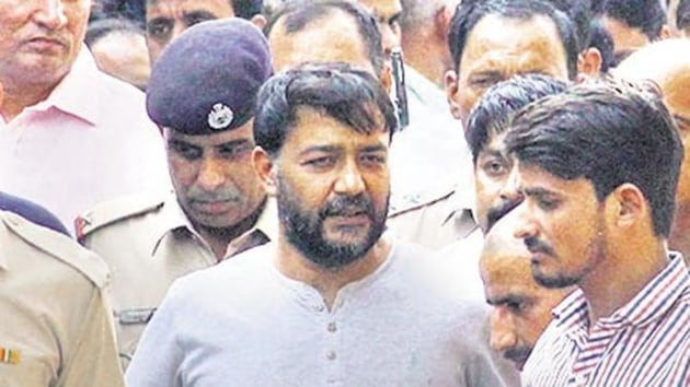 The arrest was made after the police received complaints from businessmen and traders alleging that Kaushal was threatening them for life and was demanding protection money.(HT Photo)