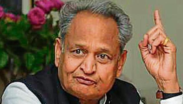 Gehlot had also said the Lok Sabha election defeat was a collective responsibility, not that of one person.(HT Photo)