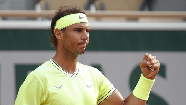 Tennis - French Open - Roland Garros, Paris, France - June 4, 2019. Spain's Rafael Nadal celebrates after his quarterfinal match against Japan's Kei Nishikori. REUTERS/Charles Platiau(REUTERS)