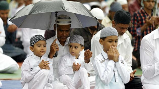 The sacred items are displayed in the mosque on the occasion of Eid and Eid-ul-Azha.(Rahul Raut/HT Photo/Representative Image)