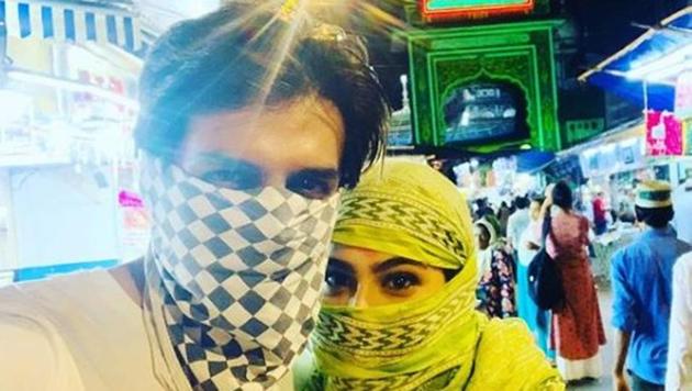 Kartik Aaryan and Sara Ali Khan, co-stars in Imtiaz Ali’s next film, celebrated Eid together. (Instagram)