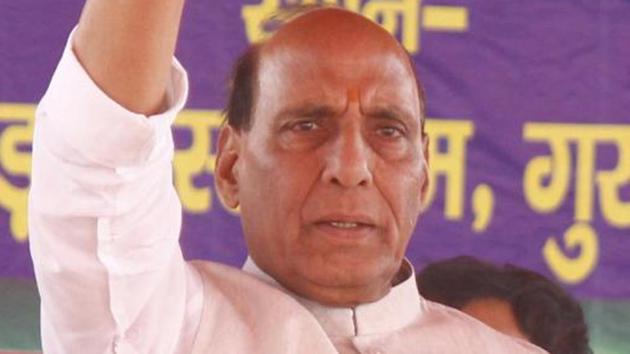 Union defence minister Rajnath Singh on Thursday met a family members of the Indian Air Force officials on-board the AN-32 aircraft that went missing in Arunachal Pradesh on June 3. (Yogendra Kumar/HT File photo) Union defence minister Rajnath Singh on Thursday met a family members of the Indian Air Force officials on-board the AN-32 aircraft that went missing in Arunachal Pradesh on June 3. (Yogendra Kumar/HT File photo)