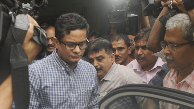 Former Commissioner of Police Kolkata Rajeev Kumar (IPS) appeared at CBI office at CGO complex, Saltlake in Kolkata on Friday, June 07, 2019.(Photo: Samir Jana/ HT)) Former Commissioner of Police Kolkata Rajeev Kumar (IPS) appeared at CBI office at CGO complex, Saltlake in Kolkata on Friday, June 07, 2019.(Photo: Samir Jana/ HT))