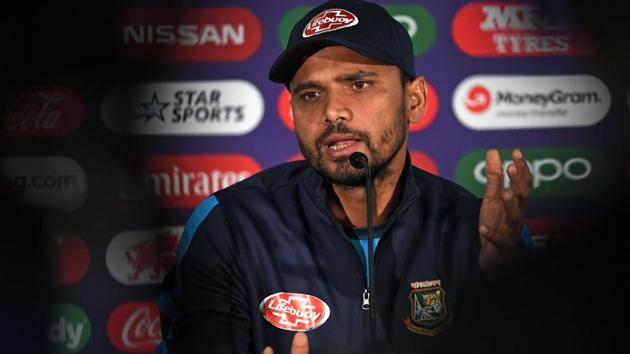 Bangladesh's captain Mashrafe Mortaza attends a press conference. (AFP) Bangladesh's captain Mashrafe Mortaza attends a press conference. (AFP)