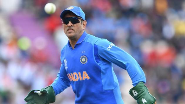 India's Mahendra Singh Dhoni fields during the ICC World Cup match against South Africa. (AFP) India's Mahendra Singh Dhoni fields during the ICC World Cup match against South Africa. (AFP)