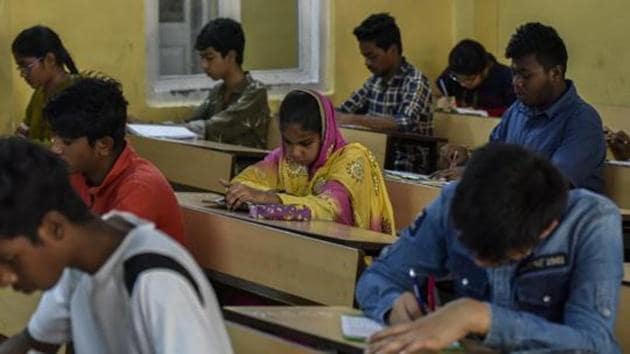 RBSE Rajasthan Board 8th result 2019: The Rajasthan Board of Secondary Education (RBSE) will on Friday, June 7 declare the result of Class 8 board examination. (Kunal Patil/HT file) RBSE Rajasthan Board 8th result 2019: The Rajasthan Board of Secondary Education (RBSE) will on Friday, June 7 declare the result of Class 8 board examination. (Kunal Patil/HT file)