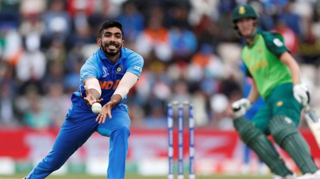 ICC Cricket World Cup - South Africa v India - The Ageas Bowl, Southampton, Britain - June 5, 2019 India's Jasprit Bumrah drops a catch Action Images via Reuters/Paul Childs TPX IMAGES OF THE DAY (Action Images via Reuters) ICC Cricket World Cup - South Africa v India - The Ageas Bowl, Southampton, Britain - June 5, 2019 India's Jasprit Bumrah drops a catch Action Images via Reuters/Paul Childs TPX IMAGES OF THE DAY (Action Images via Reuters)