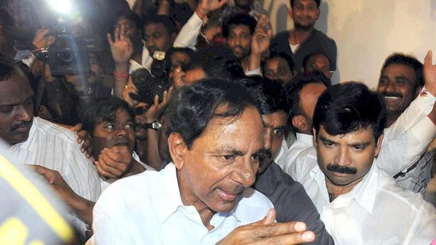 he decision of 12 of the 19 Congress MLAs in Telangana to merge with the ruling Telangana Rashtra Samithi (TRS) is the latest crisis facing India’s Grand Old Party in the Telugu-speaking states. (PTI File Photo) he decision of 12 of the 19 Congress MLAs in Telangana to merge with the ruling Telangana Rashtra Samithi (TRS) is the latest crisis facing India’s Grand Old Party in the Telugu-speaking states. (PTI File Photo)