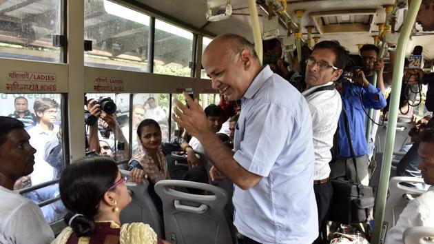 Union urban affairs minister Hardeep Singh Puri on Thursday said the Delhi government had no viable plan on how it will provide free public transport to women. (Mohd Zakir/HT PHOTO) Union urban affairs minister Hardeep Singh Puri on Thursday said the Delhi government had no viable plan on how it will provide free public transport to women. (Mohd Zakir/HT PHOTO)