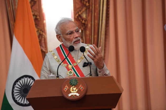 Terrorism is not just a threat for a country but to the entire civilization, he said. (Twitter/ PIB_India) Terrorism is not just a threat for a country but to the entire civilization, he said. (Twitter/ PIB_India)