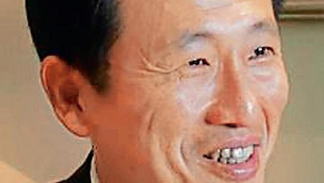 Seen here is Singapore education minister Ong Ye Kung.