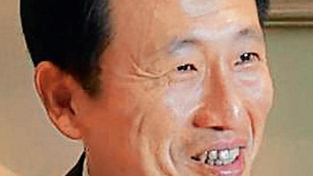 Seen here is Singapore education minister Ong Ye Kung.