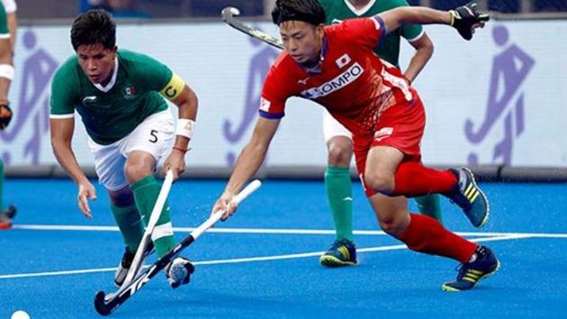 Japan won over a much lower-ranked Mexico. However, it was no easy success against a young Mexican team which showed quality, heart and determination.(International Hockey Federation)