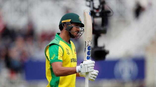 Australia's Nathan Coulter-Nile looks dejected and walks off the pitch after his wicket is taken by West Indies' Carlos Brathwaite Nottingham on Thursday (Action Images via Reuters) Australia's Nathan Coulter-Nile looks dejected and walks off the pitch after his wicket is taken by West Indies' Carlos Brathwaite Nottingham on Thursday (Action Images via Reuters)