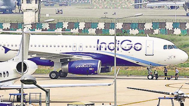 Indigo resumed its morning and evening flights to Lucknow that had been temporarily discontinued.(HT Photo/Gurminder Singh /Representative Image)