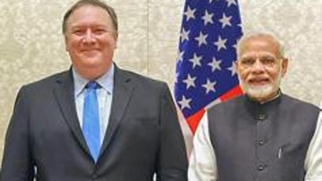 US Secretary of State Michael Pompeo will deliver a major policy speech next week on how India and the US lay a economic foundation for a free and open Indo-Pacific region. (PTI File Photo) US Secretary of State Michael Pompeo will deliver a major policy speech next week on how India and the US lay a economic foundation for a free and open Indo-Pacific region. (PTI File Photo)