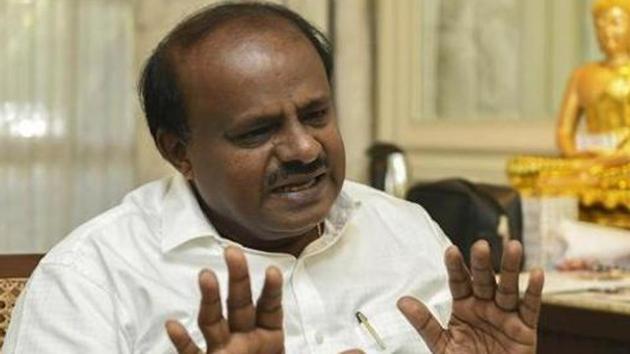 Karnataka Chief Minister HD Kumaraswamy.(PTI File photo)